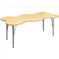 My Place Table 30" x 60" Table (Natural) - 21" - 30" Adjustable Height Legs