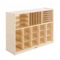 Thumbnail Image of Carolina Birch Plywood Multi-Section Storage Unit with 15 Cubbies