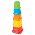 Alternate Image #2 of 5 Piece Colorful Toddler Stacking Tower