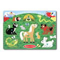 Neighborhood Pets Peg Puzzle