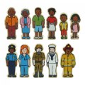 Alternate Image #4 of Wooden Community People - 42 Pieces