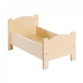 Alternate Image #4 of Wooden Doll Bed with Bedding