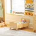 Alternate Image #2 of Wooden Doll Bed with Bedding