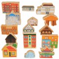 Thumbnail Image of Homes Around the World Wooden Blocks - 15 Pieces