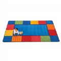Alternate Image #2 of Pattern Blocks Primary Colors Rug - 6' x 9' Rectangle