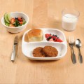 Alternate Image #2 of Family Style Dining Divided Plates - Set of 12