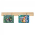 Alternate Image #2 of Premium Solid Maple Wooden Art Display Bar for Wall Mounting