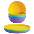 Thumbnail Image of Multicolor Plates and Bowls - 16 Piece Set