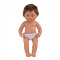 Alternate Image #2 of Doll with Down Syndrome - Caucasian Boy 15"