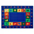 Bilingual Alphabet Carpet - 8'4" x 11'8" Rectangle