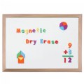 Alternate Image #2 of Wood Framed Magnetic Dry Erase Board