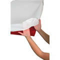 Fitted Mat Sheet White (24" x 48")