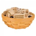 Thumbnail Image #2 of Round Wooden Basket 4"H x 10"D