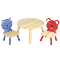 Table and Animal Chairs Set