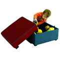 Pinch-less Storage Hassock