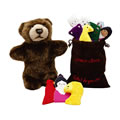 Brown Bear Puppet Set