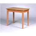 24" x 48" Rectangular Oak Table- 24" Leg