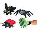 Insect Hand Puppet Gloves (Set of 4)