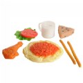 Alternate Image #3 of Life-size Pretend Play Dinner Meal Set - 24 Pieces