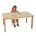 Maple Classroom Table 24x36: 14" Legs