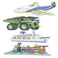 Things That Go Puzzle Set (Set Of 4)