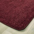 Alternate Image #2 of Mt. St. Helens Solid Color Carpet - Cranberry - 6' x 9' Rectangle