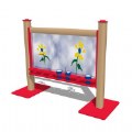 2-Sided Portable 56" Art Easel Blue/Chocolate