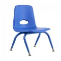 Tapered Leg Stackable Chair - 9.5" Seat Height - Blue