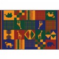 Cultural 4' x 6' Carpet - Africa