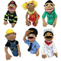 Happy Puppets (Set Of 6)