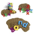 Alphabet , Number and Shape Sand Molds