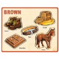 Alternate Image #7 of Color and Word Wooden Puzzles - Set of 8