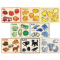 Thumbnail Image of Color and Word Wooden Puzzles - Set of 8
