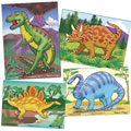 Kaplan Dinosaur Puzzle Set (Set Of 4)