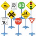 Thumbnail Image of On the Go Traffic Signs - Set of 9