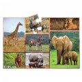 Alternate Image #2 of Wild Animals Mother and Baby Photo Real Floor Puzzle - 24 Pieces