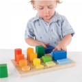 Alternate Image #2 of Wooden Colorful Shape and Height Sorter