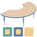 K System&reg; Adjustable Half Moon 30" x 60" Table