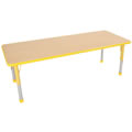 Nature Color Husky 30x72 Rectangle Table 15-24" Adjustable Legs