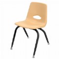 Stackable Chair With 13.5" Seat Height - Natural