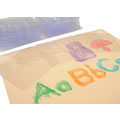 Alphabet Match Rubbing Plates