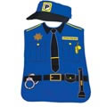 Police Officer Community Worker Play Smock