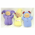 Soft Doll Rattles (Set of 3)
