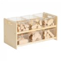 Alternate Image #3 of Carolina Toddler Sturdy Wooden See-All Storage Center with Bins