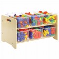 Thumbnail Image #2 of Carolina Toddler Sturdy Wooden See-All Storage Center with Bins