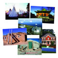 Houses Across the World Posters (Set of 6)