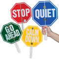 Multi-Use Hand Held Sign