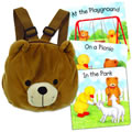 My Bear Backpack with 3 Books