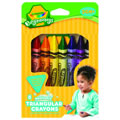 Crayola&reg; 8-Pack Washable Triangular Crayons (Single Box)