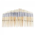 Thumbnail Image of Rounded and Flat Tipped Brush Assortment - Set of 24